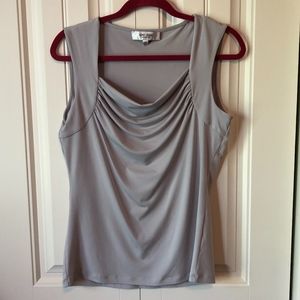 Grey dressy tank